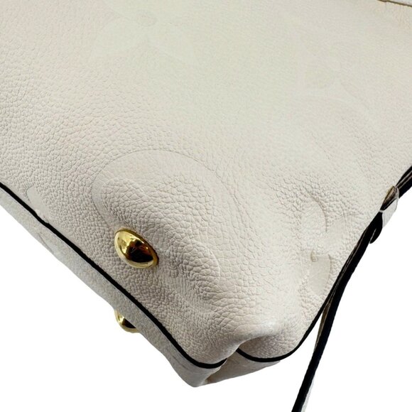 Louis Vuitton Carryall PM Monogram Empreinte Leather Shoulder Bag Off White - Picture 11 of 15